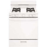 Hotpoint 30 in. 4.8 cu. ft. Gas Range Oven in White # RGBS300DMWW