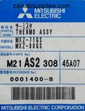 MITSUBISHI ELECTRIC #M21AS2308 THERMISTOR ASSEMBLY