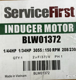 #BLW01377 ZAINAB SUPPLIES;TRANE 1/44HP 1/3HP 3055±150 RPM 208/230V
