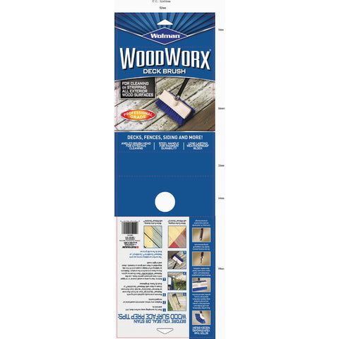 Wolman WoodWorx Deck Brush; Mfg #14506