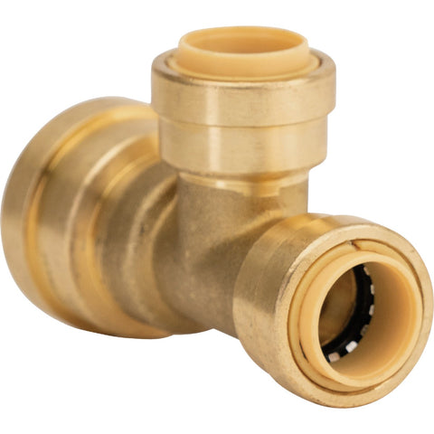 QuickFitting 3/4 In. Brass Tee; Mfg #LF815R
