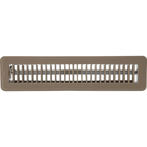 Home Impressions Steel Floor Register; Mfg #1FL0214BR-NH