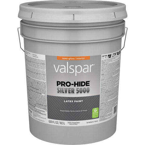 Valspar Pro-Hide Silver 5000 Latex Interior Wall Paint; Mfg #028.0073002.008