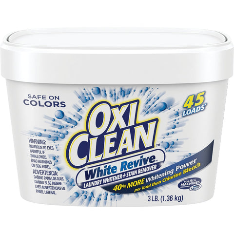 OxiClean White Revive Laundry Whitener and Stain Remover; Mfg #57037-51525