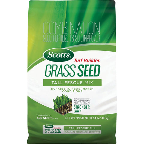 Scotts Turf Builder Tall Fescue Grass Seed Mix; Mfg #18046