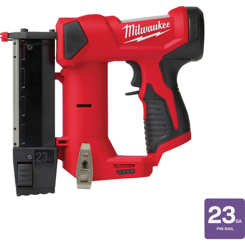 Milwaukee M12 Cordless Pin Nailer - Tool Only; Mfg #2540-20