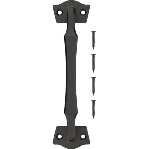 National Hardware 9-13/16 In. Black Rustic Modern Gate Pull; Mfg #N166-027