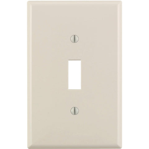 Leviton Mid-Way Unbreakable Toggle Switch Wall Plate; Mfg #R66-00PJ1-00T