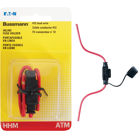 Bussmann ATM Inline Fuse Holder; Mfg #BP/HHM-RP