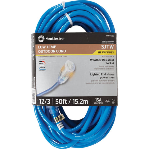 Coleman Cable ColdFlex 12/3 Extension Cord; Mfg #2568SW0006
