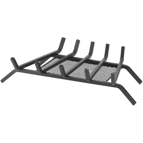 Home Impressions Steel Fireplace Grate with Ember Screen; Mfg #FG-1016