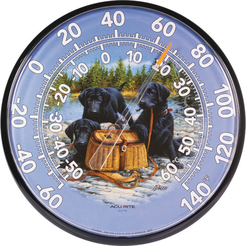 Acu-Rite Puppies Outdoor Wall Thermometer; Mfg #01678A2