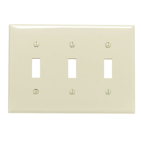 Leviton Unbreakable Toggle Switch Wall Plate; Mfg #001-80711-00I