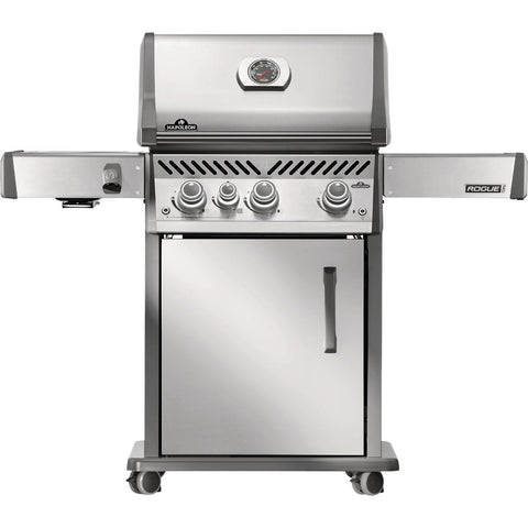 Napoleon Rogue Pro 425 LP Gas Grill with Side Burner; Mfg #RP425SIBPSS-2