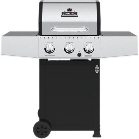 GrillPro 3-Burner LP Gas Grill; Mfg #241154