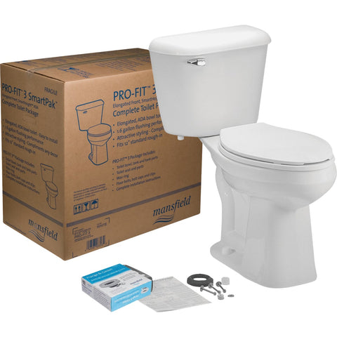 Mansfield Pro-Fit 3 SmartHeight Toilet Kit; Mfg #013710017