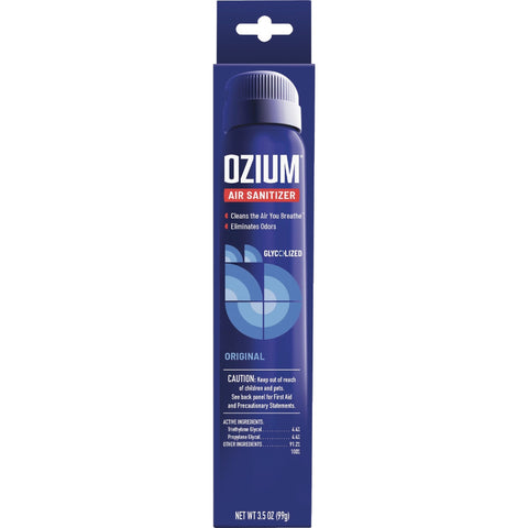Ozium Sanitizer Car Air Freshener; Mfg #OZM-1