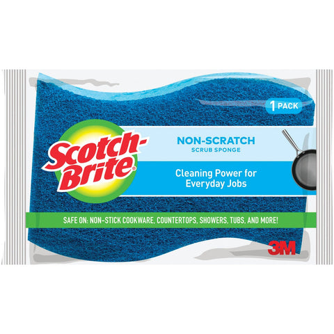 Scotch-Brite Non-Scratch Scrub Sponge; Mfg #521