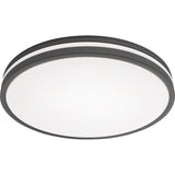 Feit Dual Band LED Flush Mount Ceiling Light Fixture; Mfg #FM14/DR/6WY/BK