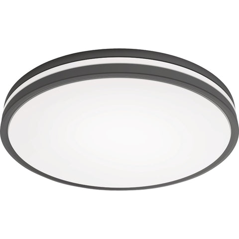 Feit Dual Band LED Flush Mount Ceiling Light Fixture; Mfg #FM14/DR/6WY/BK