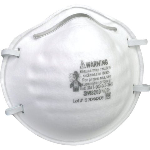 3M Sanding and Fiberglass Respirator; Mfg #8200H20-DC