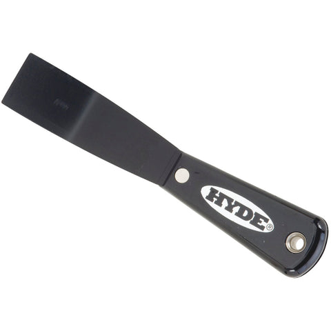 Hyde Black & Silver Bent Blade Putty Knife; Mfg #02070