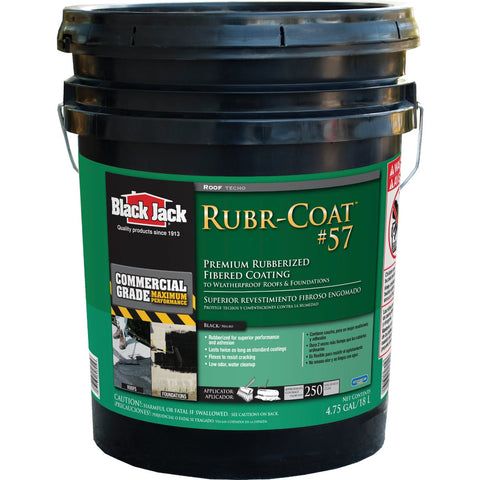 Black Jack Rubr-Coat 57 Fibered Foundation & Roof Coating; Mfg #9/30/6080