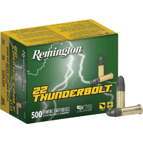 Remington 22 Thunderbolt Rimfire Ammunition Cartridges; Mfg #54210