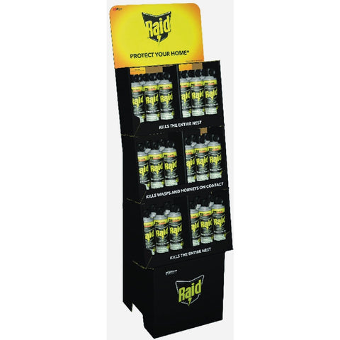 Raid Wasp & Hornet Killer Display; Mfg #73241