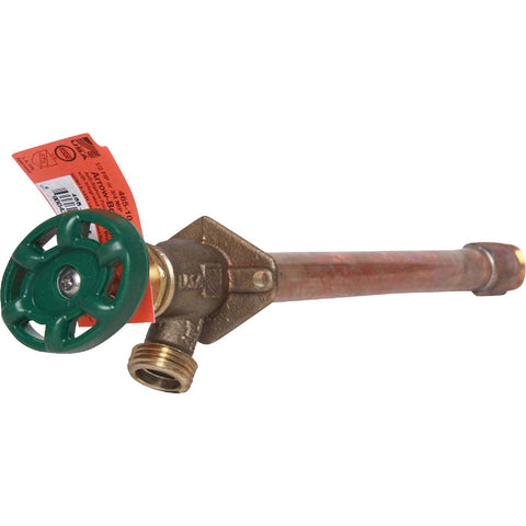 Arrowhead Brass 1/2 In. X 1/2 In. MIP X 3/4 In. HT Anti-Siphon, Frost Free Wall Hydrant; Mfg #466-10QTLF