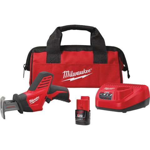 Milwaukee M12 Hackzall Cordless Reciprocating Saw Kit; Mfg #2420-21