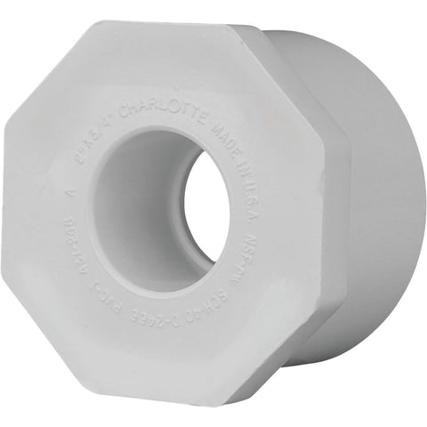 Charlotte Pipe SPGxS Reducing PVC Bushing; Mfg #PVC 02107  1275HA