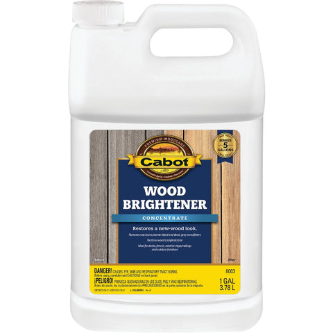 Cabot House & Deck Wood Brightener Concentrate; Mfg #140.0008003.007