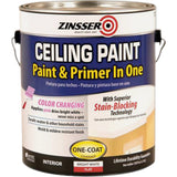 Zinsser Latex Paint & Primer In One Stainblock Flat Ceiling Paint; Mfg #260967