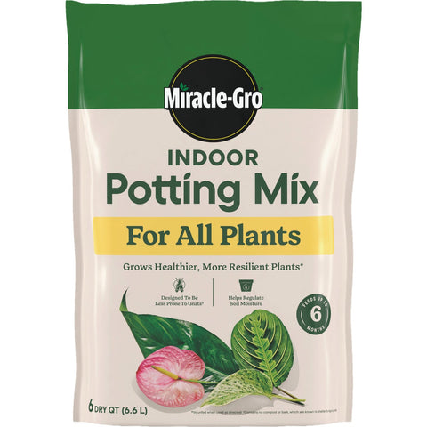 Miracle-Gro Indoor Potting Soil Mix; Mfg #72776891