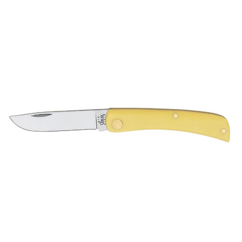 Case Yellow Sod Buster Jr. Folding Knife; Mfg #032