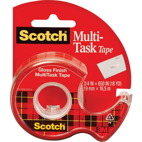 Scotch MultiTask Transparent Tape; Mfg #25
