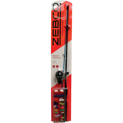 Zebco Fishing Rod & Spincast Reel With Tackle Kit; Mfg #RTSCKL BP4