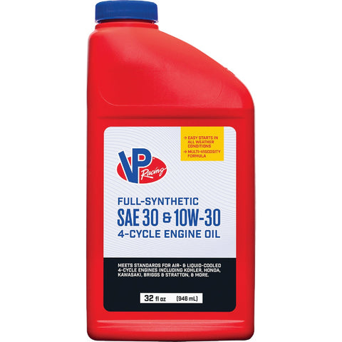VP Racing Fuels Full Synthetic 4-Cycle Small Engine Oil; Mfg #2921