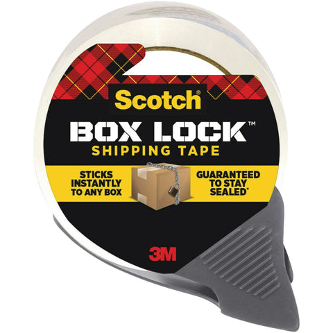 Scotch Box Lock Packaging Tape; Mfg #3950S-RD-SR