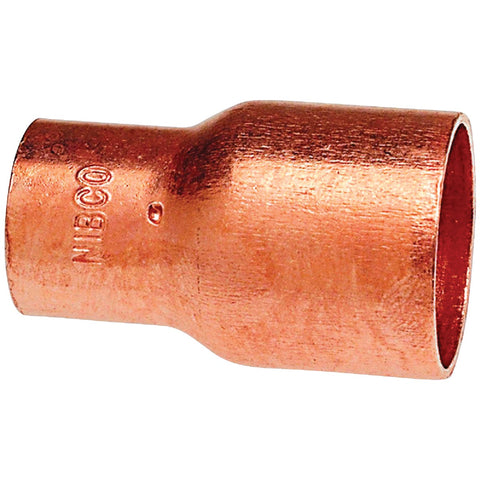 NIBCO Reducing Copper Coupling with Stop; Mfg #W00815C