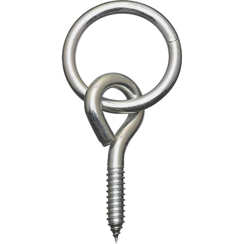 National Zinc Hitch Ring With Screw Eye; Mfg #N220-657