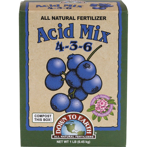 Down To Earth Acid Mix Fertilizer; Mfg #DTE15824