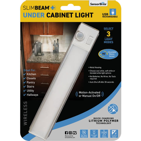 SensorBrite SlimBeam LED Under Cabinet Light; Mfg #SBUND-CD4