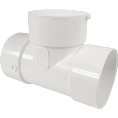 IPEX Canplas PVC Bull Nose Tee; Mfg #414103BC