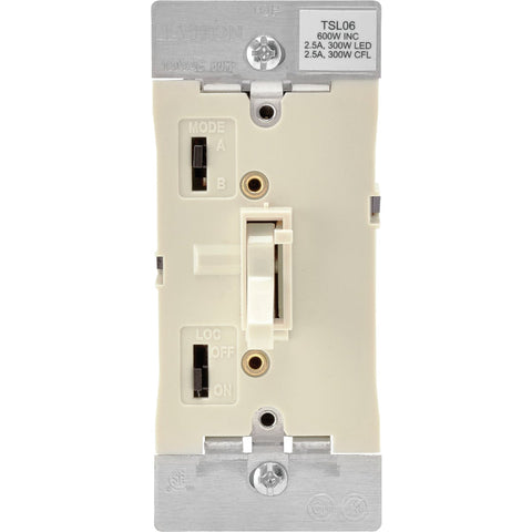 Leviton Universal Toggle Slide Dimmer Switch; Mfg #R18-TSL06-1KT