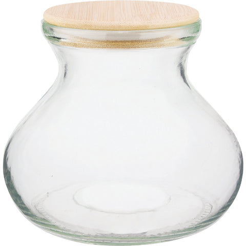 Syndicate Home and Garden Crystal with Bamboo LED Lid Planter; Mfg #5416-06-9194