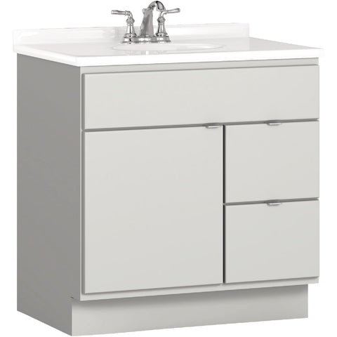 Bertch Riverside Vanity Base; Mfg #RS-B-LH-VTR30T