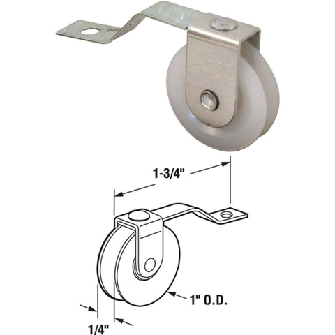 Prime-Line Screen Door Tension Spring with Roller; Mfg #B 638