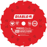Diablo PERGOBlade Laminate & Wood Cutting Circular Saw Blade; Mfg #D1216LF